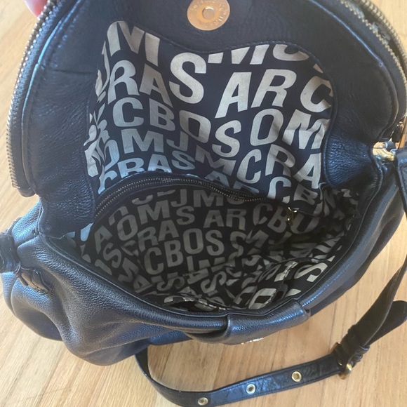 Marc Jacobs Black Pebbled Leather Crossbody Bag Workwear Classic Q Natas… - Picture 5 of 7